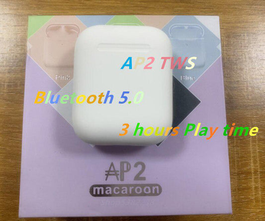 AP2 TWS Air 2 Upgrade Touch Control Earphones Sound Earbuds Headset PK-Blue image 0