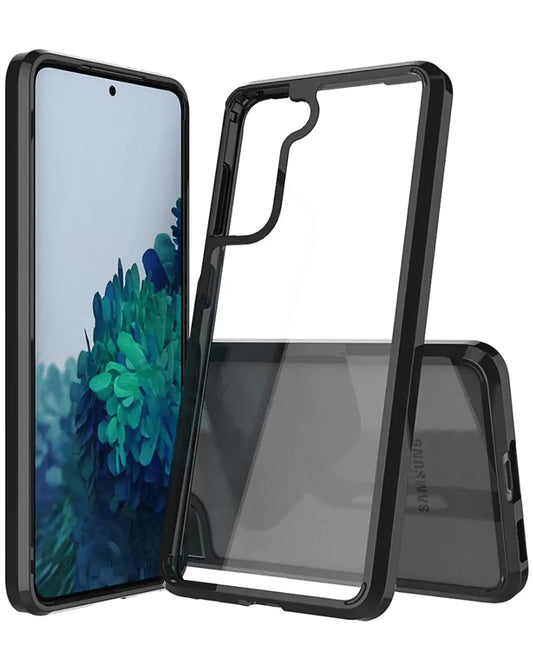 Galaxy S22 Plus Acrylic Dual Layer Transparent Case - BLACK image 0