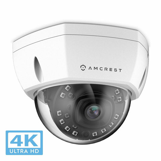 Amcrest 4K IP PoE Camera UltraHD 8MP Dome Security Camera IP8M-2493EW image 0